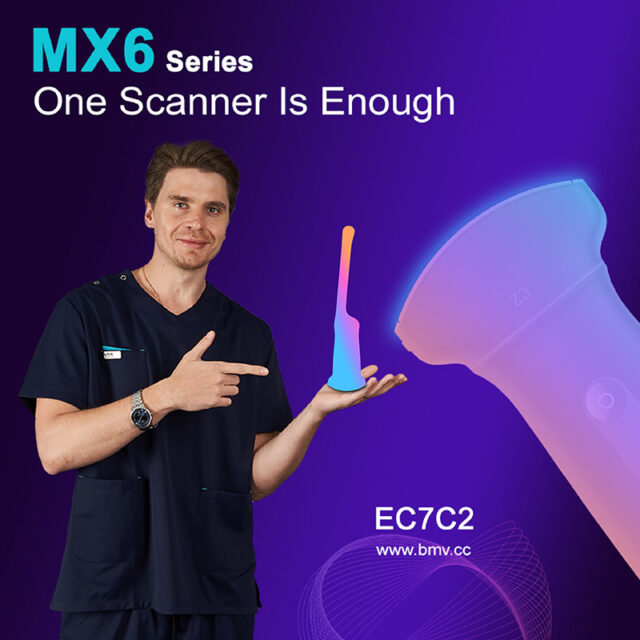 MX6 EC7C2 Endocavity-Convex Dual-Probes (Fifth Generation) 128 Elements Multipurpose Pocket Handheld Ultrasound Scanners - Copy (Copy) (Copy)