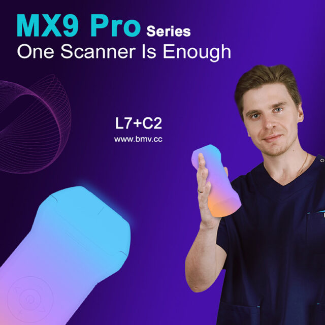 MX9 Pro L7C2m 2in1 (Fifth Generation) 192 Elements Multipurpose Pocket Handheld Ultrasound Scanners