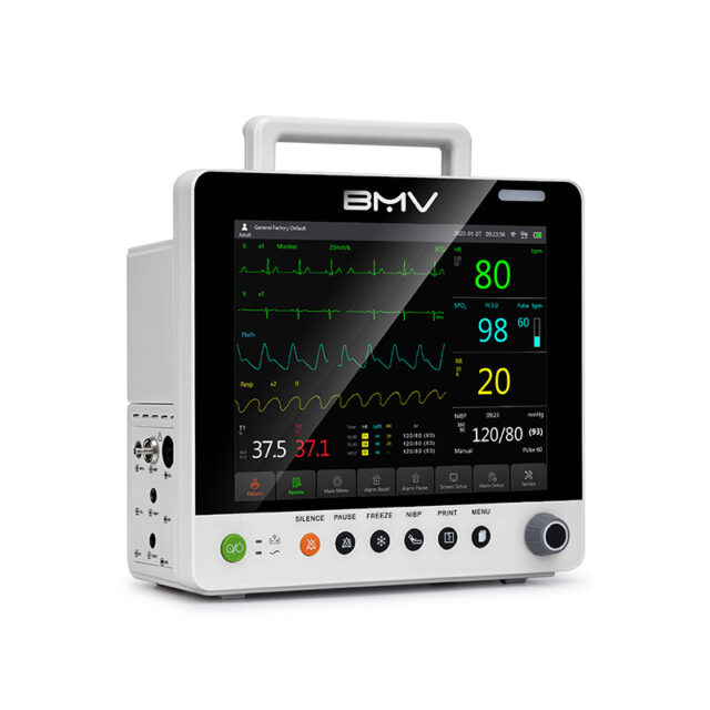 VueSign™ BMO210 12.1″ Multi- parameter Compact ECG Patient Monitor